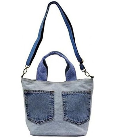 Momentum Women's Denim Lace Shoulder Bag Denim $22.08 Shoulder Bags