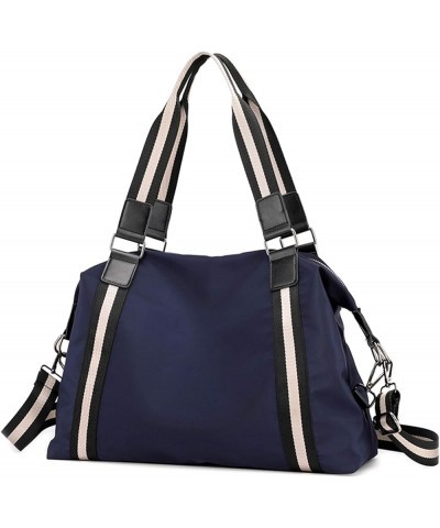 Women's Shoulder Bag, Handbag Tote Purse Hobos Nylon Waterproof Pocktes Messenger Crossbody Bag Navy Blue $17.55 Shoulder Bags