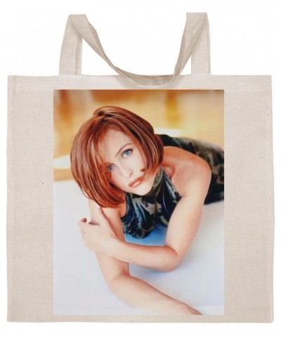 Gillian Anderson - Cotton Photo Canvas Grocery Tote Bag IDPP225749 $20.83 Totes