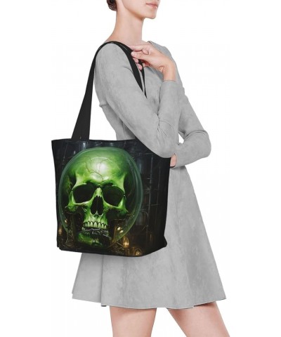 Horror Zipper Casual Tote Bag For Women - Large Capacity Shoulder Bag For Work Or Travel Black3 $12.58 Shoulder Bags