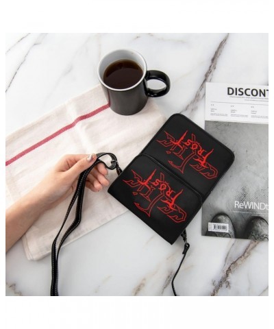 Celtic Frost Logo Small Cell Phone Purse Womens Fashion Small Mini Shoulder Bag Crossbody Bags $17.44 Shoulder Bags