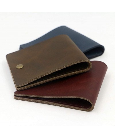 Mens Wallet Slim Genuine Leather Bifold Blocking Wallet Holds Cash and Bank Cards 3.93.5'' (Color : A) A $27.93 Wallets