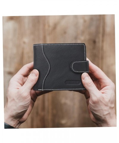 2 pcs Men's Wallet Men Coin Wallet Men Holder Leather Pouch male Credit Card Holder Change Wallet PU wallet for men Multi- sl...