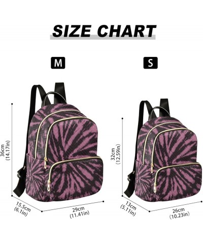 Daisy and Fur Pattern Small Fashion Backpack Quilted Backpack Purse for Women Pink Black Tie Dye Small $22.22 Backpacks