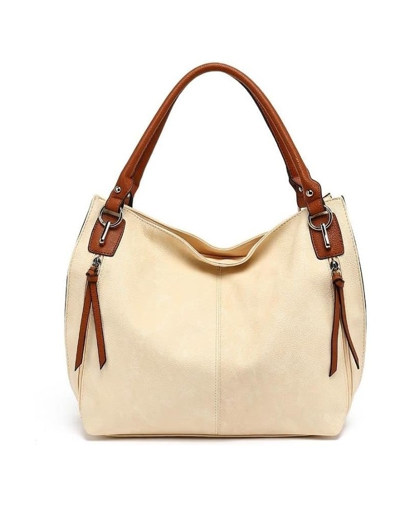 STYLE STRATEGY Roomy Fashion tote Womens Handbags Ladies Purse Leather Shoulder Bag Bone $18.48 Totes