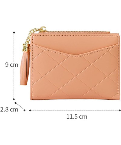 Small Wallets for Women Girls Bifold Slim Coin Purse Zipper ID Card Holder (Blue) Green $10.25 Wallets