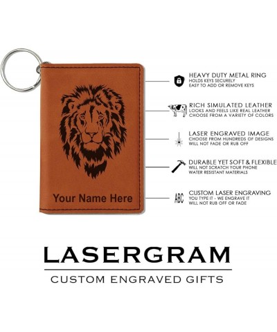 ID Holder Wallet, Cup of Coffee, Personalized Engraving Included (Rustic) Dark Brown $11.76 Wallets