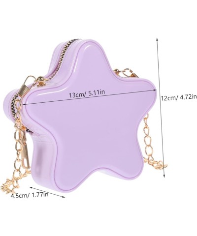 2pcs Cartoon Bag Purse Cross Body Bag Star Shape Bag Crossbody Bags for Women Handbags for Summer Lavenderx5pcs $9.55 Crossbo...