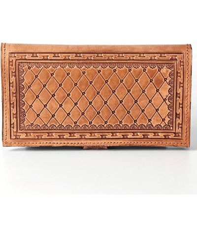 ADBGZ402A Wallet Hand Tooled Genuine Leather Women Bag Western Handbag Purse $42.56 Handbags