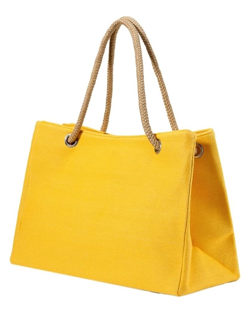 Purses for Women Large Tote Bag Canvas Tote Bag Hobo Shoulder Bags Work Bag 2024 Yellow $11.06 Totes