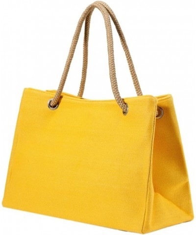 Purses for Women Large Tote Bag Canvas Tote Bag Hobo Shoulder Bags Work Bag 2024 Yellow $11.06 Totes