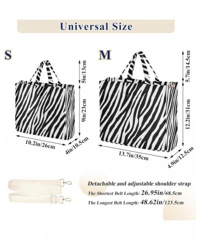 Tote Bag for Women Corduroy Handbag Fashion Crossbody Bag Zebra $10.12 Totes