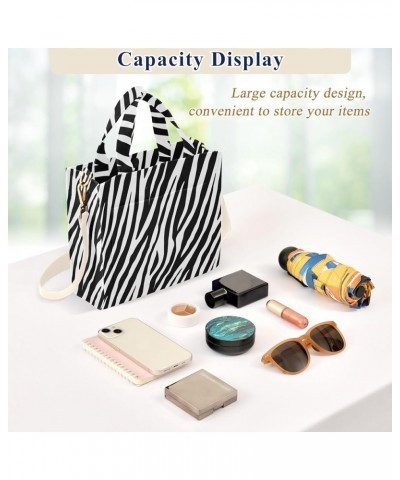 Tote Bag for Women Corduroy Handbag Fashion Crossbody Bag Zebra $10.12 Totes