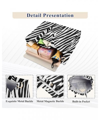 Tote Bag for Women Corduroy Handbag Fashion Crossbody Bag Zebra $10.12 Totes