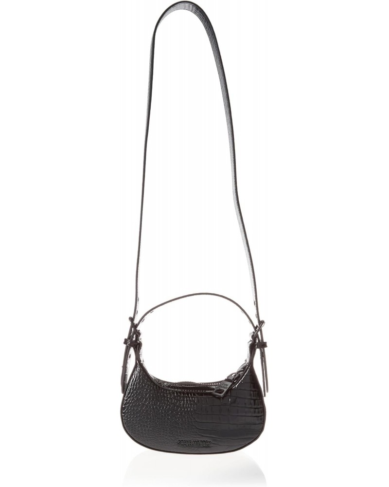 Justine Croco Mini Hobo, Black/Black $33.72 Hobo Bags