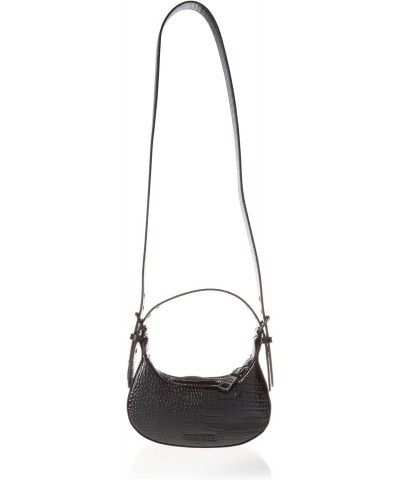 Justine Croco Mini Hobo, Black/Black $33.72 Hobo Bags