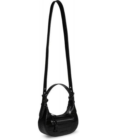 Justine Croco Mini Hobo, Black/Black $33.72 Hobo Bags