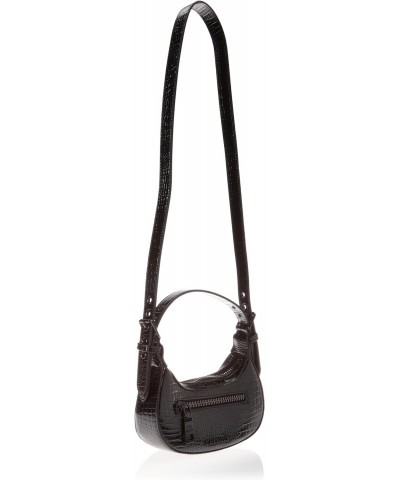 Justine Croco Mini Hobo, Black/Black $33.72 Hobo Bags