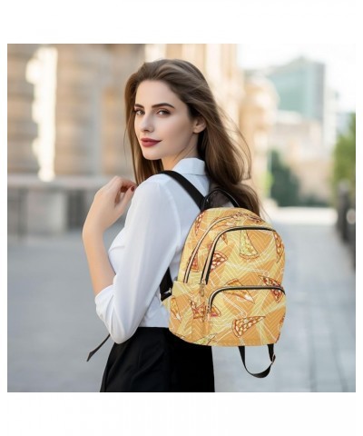 Travel Backpack Purse for Women Fashion Anti-theft Work Casual Delicious Food Pizza Daypack Shoulder Bag Medium Size Small $1...