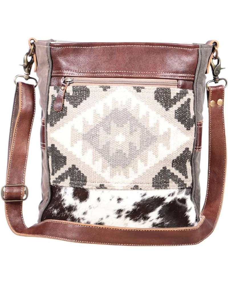 Myra Bags Eazy Breezy Canvas, leather & Rug Shoulder Bag S-1898 $26.48 Shoulder Bags