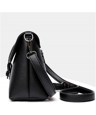 Fashion Women Crossbody Bags Pu Leather Mini Shoulder Bags for Ladies Retro Handbags (Color : Black, Size : 10 * 7 * 4inch) 1...