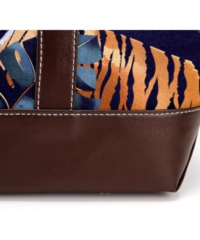 Tote Bag, Large Tote Bag, Women's Tote Handbags, Tropical Jungle Leaf Tiger, Tote Bags for Women Design 5273 $19.19 Totes