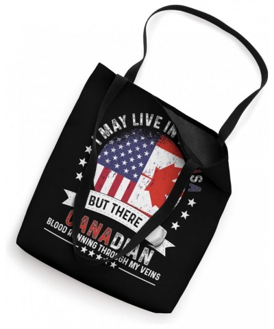 American Canadian Home in US Patriot American Canada Flag Tote Bag $12.30 Totes