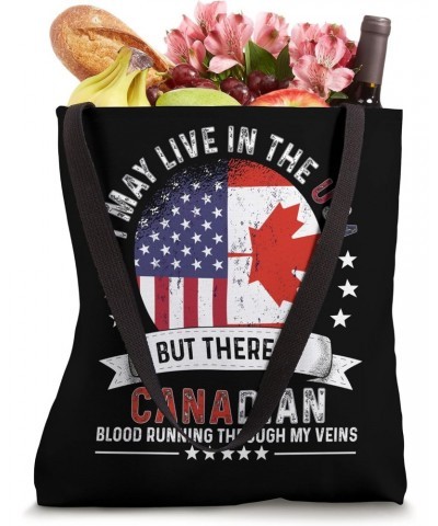 American Canadian Home in US Patriot American Canada Flag Tote Bag $12.30 Totes