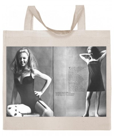 Edie Sedgwick - Cotton Photo Canvas Grocery Tote Bag IDPP200285 $19.71 Totes