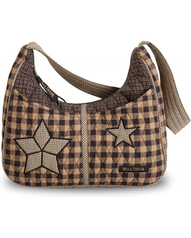 Blakely Hobo Shoulder Bag for Women | Lightweight Multi Compartment Purse with Pockets Farmhouse Stars $26.97 Shoulder Bags