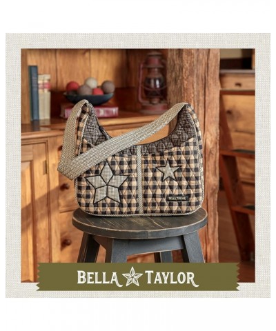 Blakely Hobo Shoulder Bag for Women | Lightweight Multi Compartment Purse with Pockets Farmhouse Stars $26.97 Shoulder Bags