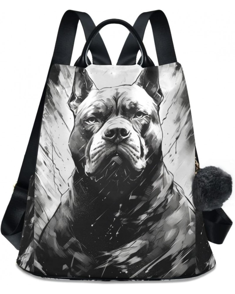 Angry Dog Portrait Backpack for Women, Fashion Anti Theft Casual Daypack Shoulder Bag Purse for Travel Work 15 inches $18.86 ...