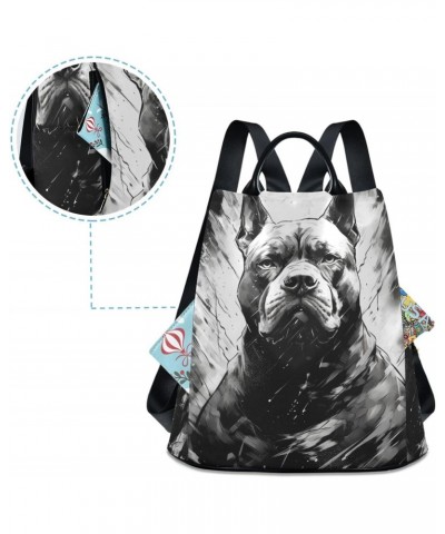 Angry Dog Portrait Backpack for Women, Fashion Anti Theft Casual Daypack Shoulder Bag Purse for Travel Work 15 inches $18.86 ...