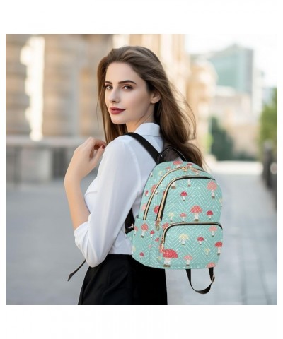 Mushroom Backpack for Women Fashion Shoulder Bags Small Casual Daypack Travel Bag S 202a3527 S(10.23"x5.11"x12.59") 202a3527 ...