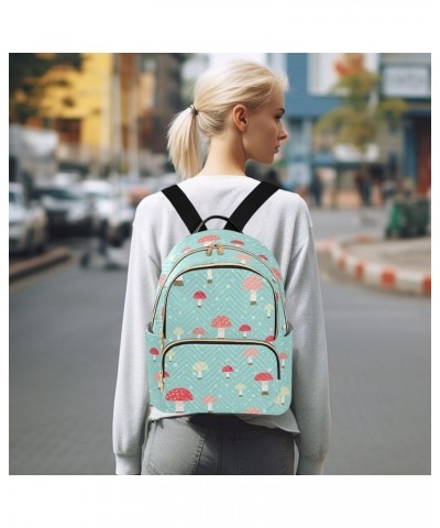 Mushroom Backpack for Women Fashion Shoulder Bags Small Casual Daypack Travel Bag S 202a3527 S(10.23"x5.11"x12.59") 202a3527 ...