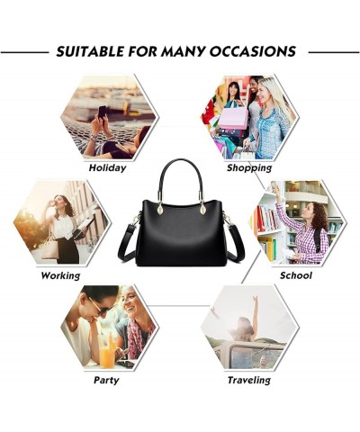 Womens Vegan Leather Handbags Fashion Shoulder Bag Ladies Top Handle Satchel Messenger Tote Bags Crossbody Purses Red $34.78 ...