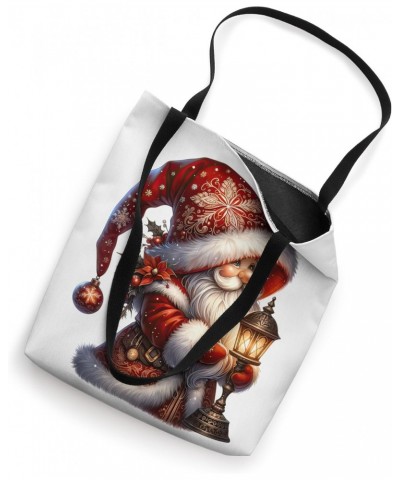 Cute Xmas Gnome In Santa Outfit For Women Unique Christmas Tote Bag $11.87 Totes