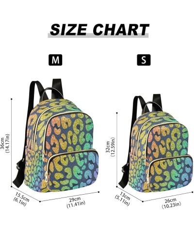 Backpack Purse for Women Leopard Prints Casual Shoulder Bag Small Backpack S Small $13.52 Backpacks