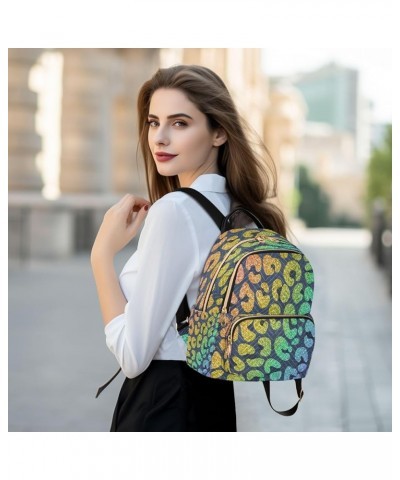 Backpack Purse for Women Leopard Prints Casual Shoulder Bag Small Backpack S Small $13.52 Backpacks