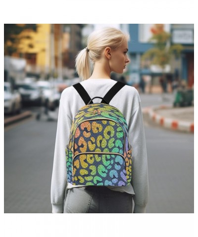 Backpack Purse for Women Leopard Prints Casual Shoulder Bag Small Backpack S Small $13.52 Backpacks