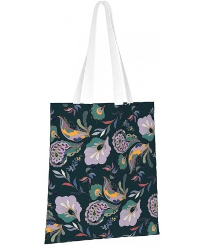 Paisley Single Shoulder Fashion Canvas Tote Shopping Bags Handbags For Men And Women Paisley12 $11.92 Totes