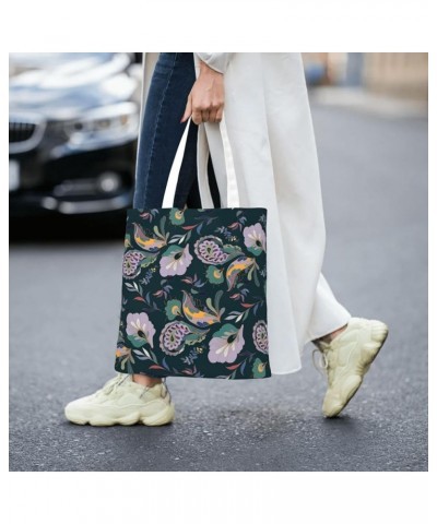 Paisley Single Shoulder Fashion Canvas Tote Shopping Bags Handbags For Men And Women Paisley12 $11.92 Totes