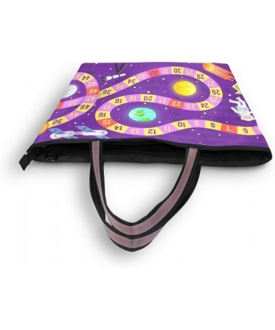 Tote Bag Kids Science Board Game Shoulder Bag Handbag for Women Girls $13.50 Shoulder Bags