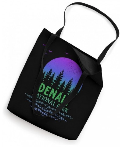 Denali National Park Alaska Colorful Gradient Souvenir Tote Bag $10.80 Totes