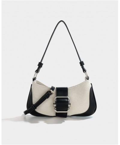 Denim Bag for Women Mini Hobo Purse Leather Canvas Crossbody Small Tote Jean Shoulder Handbags Evening Purse Black $17.81 Totes