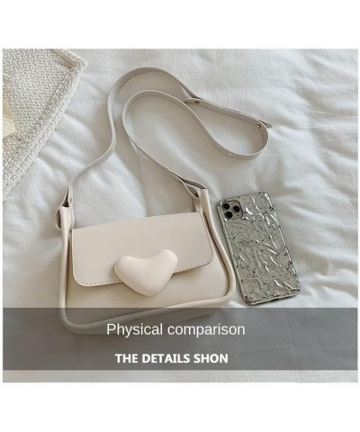 Summer PU Crossbody Bags for Women Trendy Shoulder Bag Elegant with Heart Green $12.42 Shoulder Bags