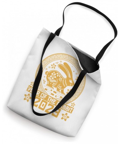 Chinese New Year 2023 Chinese Zodiac Year of the Rabbit Tote Bag $16.20 Totes