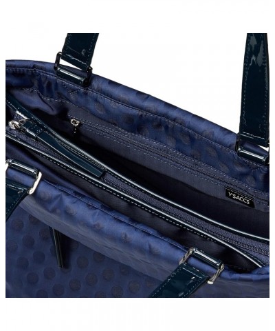 Polka Dots Y92-11-02 Folded 2-Way Tote Small Navy $46.01 Totes