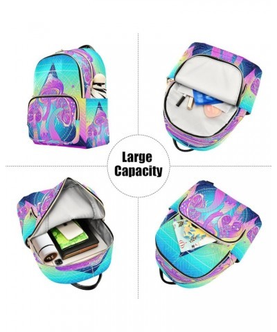 Fashion Backpack Mini Backpack Purse Casual Daily Backpack Cartoon Mushroom for Travel for College Work Medium $17.86 Backpacks