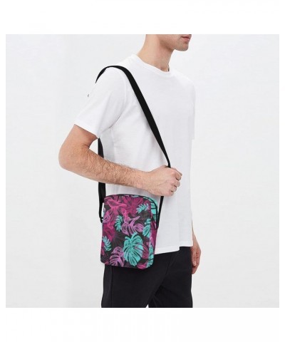 Small Crossbody Bag Men Women,Adjustable Crossbody Bag with Zipper Multi074 $10.78 Crossbody Bags